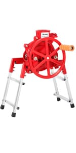 Manual Hand Grain Mill. Corn Wheat Flour Grinder. Masa Peanut Butter Maker. Stainless Steel Burrs