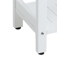 Heavy Duty Shower Stools, Shower Benches for Inside Shower to sit on,Poly Lumber Plastic Shower Bench Waterproof, Sturdy Wide Shower Stools for 500 LB (Brown)…