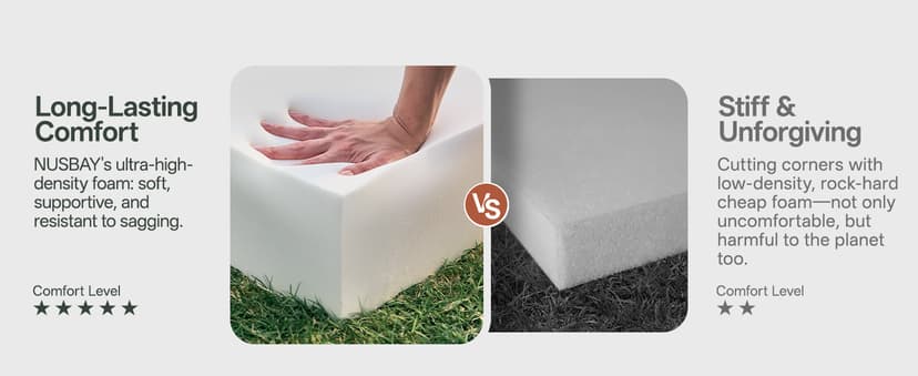 Patio Furniture Set with 6-Inch Thick Cushions, High Back Outdoor Swivel Rocker Chairs, Patio Couch and Ottomans, 6-Piece Easy Assembly Conversation Set for Porch Deck Pool Yard in Blue