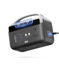 Portable Power Station 600W with Solar Panel 80W, 288Wh LiFePO4 Battery Backup w/2 AC Outlets, 1.7H Fast Charging Solar Generator for Camping, RV Travel, Home Emergencies