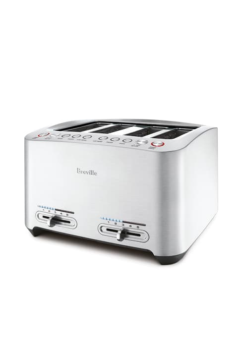 Breville Die-Cast Smart Toaster, 2-Slice, Brushed Stainless Steel