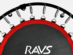 Foldable Mini Trampoline for Adults & Kids 40/48 inch Rebounder Trampoline with Adjustable Foam Bar for Indoor Workout Fitness