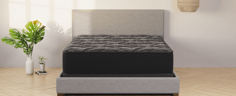 Loosh King Size 12" Extra Firm Mattress Moisture Wicking Fabric, Cool Sleep - Inner Spring System & High-Density Foam Layers for Support & Comfort - CertiPUR-US Certified, Bed in Box