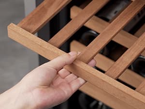 24 Inch Wine Fridge, 54 Bottle Wine Cooler Refrigerator, 40-65°F Wine Refrigerator Glass Door, 3 LED Wine Fridge, Built-in or Freestanding Wine Fridge for Home/Bar/Kitchen (5.65 cu.ft)