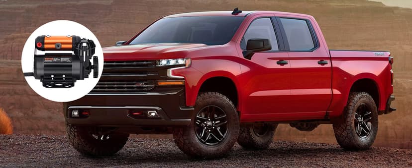 VEVOR Onboard Air Compressor Kit 150PSI Offroad Air Compressor Portable Tire Inflator Heavy Duty 3.5CFM Air Pump for Jeep SUV 4x4 Vehicle Compatibility with Air tools, Air horns, Lockers