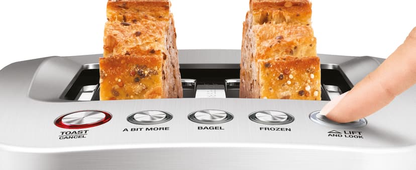 Breville Die-Cast Smart Toaster, 2-Slice, Brushed Stainless Steel