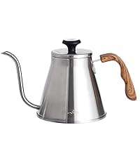 Harriet Tea Kettle Stovetop, 2.5 Quart Whistling Stainless Steel Tea Pot, 3-Layer Base, Unique Ergonomic Handle, Includes Pot Holder & Mat, Electric/Induction/Gas Stovetops Applicable, Mirror Finish