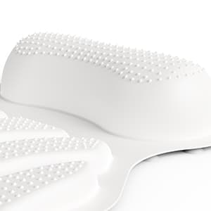 Bath Pillow Luxury Bathtub Pillow, Bath Pillows for Tub Head Neck and Back Support, Non-Slip Soft Silicon Bath Tub Pillow with Strong Suction Cup, Bath Accessories Spa Gifts, White