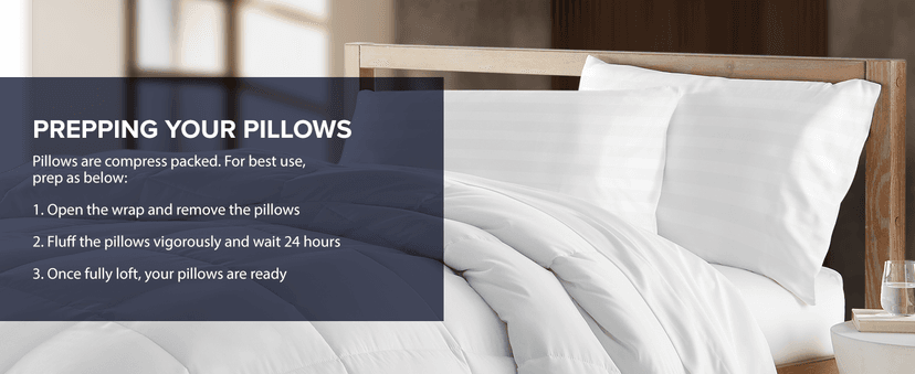 Beckham Hotel Collection Bed Pillows Standard/Queen Size Set of 2 - Original Down Alternative Pillow for Sleeping - Bedding for Back, Stomach or Side Sleepers