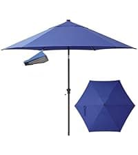 CROWN SHADES 10x10 Pop up Canopy Tent Instant Canopy with 150D Silver Coated Fabric Including 2 Half Sidewalls, 4 Ropes, 8 Stakes, 4 Weight Bags, STO 'N Go Bag, White