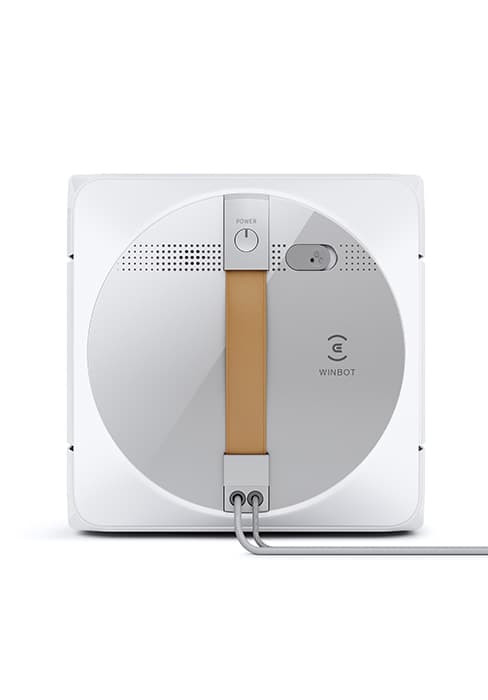 ECOVACS Winbot W1 Pro Window Cleaning Robot, Intelligent Cleaning with Dual Cross Water Spray Technology, Win SLAM 3.0 Path Planning, 2800Pa Suction Power, Edge Detection Technology, App Control,Grey