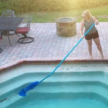 POOL BLASTER Max Cordless Pool Vacuum for Deep Cleaning & Strong Suction, Handheld Rechargeable Swimming Pool Cleaner for Inground and Above Ground Pools, Hoseless Pool Vac by Water Tech