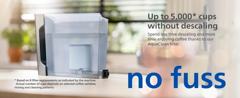 Philips 4400 Series Fully Automatic Espresso Machine – 12 Hot & Iced Coffees, Quick-to-Clean LatteGo Milk System, SilentBrew, QuickStart, Ceramic Grinder, Black Chrome (EP4444/90)