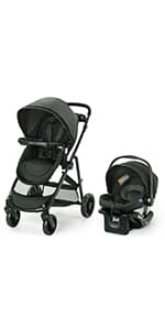 Graco Modes Nest2Grow Travel System, Ren with Expandable Double Stroller