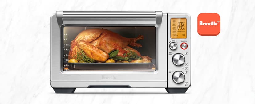 Breville BOV900BSS Smart Oven Air Fryer Pro and Convection Oven, Brushed Stainless Steel