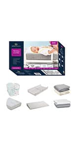Delta Children Twinkle Galaxy Dual Sided Crib and Toddler Mattress - Premium Sustainably Sourced Fiber Core - Waterproof - GREENGUARD Gold Certified (Non-Toxic) - 7 Year Warranty - Made in USA