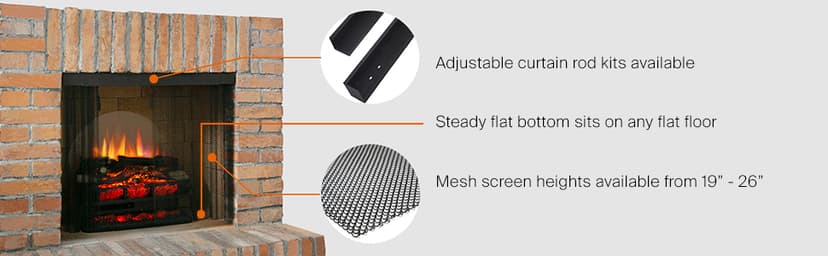 LegendFlame 23" W Free Standing Electric Fireplace Log Set (EF290), Fireplace Insert, Heater 750W/1500W, Crackling Sound, Remote Control