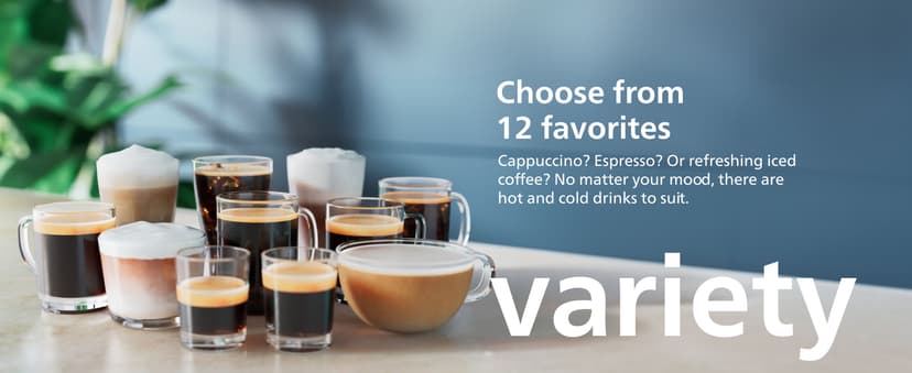 Philips 4400 Series Fully Automatic Espresso Machine – 12 Hot & Iced Coffees, Quick-to-Clean LatteGo Milk System, SilentBrew, QuickStart, Ceramic Grinder, Black Chrome (EP4444/90)