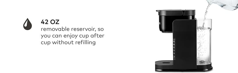 Keurig K-Express Single Serve K-Cup Pod Coffee Maker, 3 Brew Sizes, Strong Button Feature, 42oz Removable Reservoir, Warm Stone