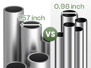 Aluminum Outdoor Patio Furniture Set, HDPE Rope 5 Piece Modern Sectional Conversation Sets with Dual-Layer Coffee Table, All Weather Patio Couch Sofa with Thick Cushions, Gray Frame, Gray