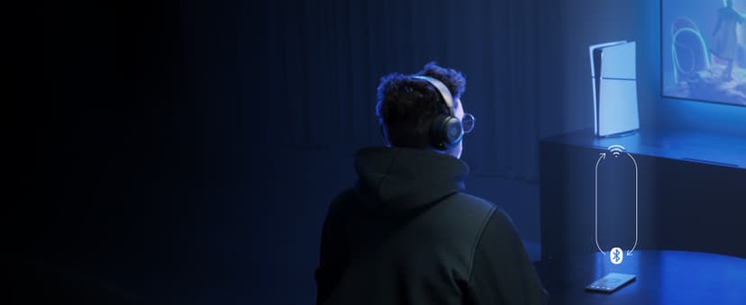 SteelSeries Arctis Nova 5 Wireless Multi-System Gaming Headset — Neodymium Magnetic Drivers — 100+ Audio Presets — 60 HR Battery — 2.4GHz or BT — ClearCast Gen2.X Mic — PC, PS5, PS4, Switch, Mobile