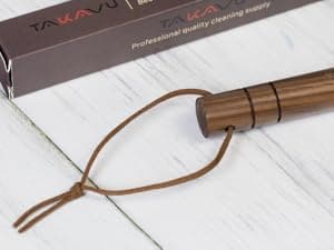 Takavu Coffee Grinder Cleaning Brush, Barista Brush with Black Boar Bristle, Espresso Machine Cleaner Tool, Brista Dusting Accessories Used on Group Heads, Shower Screen, Portafilter, Scoop, Tamper