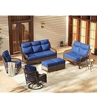 Outdoor Expandable Dining Table 71"-106" Aluminum Patio Dinner Table for 8-10 Person, Rectangular Metal Collapsible Tables with Umbrella Hole, Patio Tables with Extendable Top for Garden, Backyard