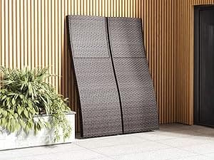 Nestl Chaise Lounge Chair Outdoor Set of 2, Wicker Patio Lounge Chair, Outdoor Lounge Chair with Reclining Backrest