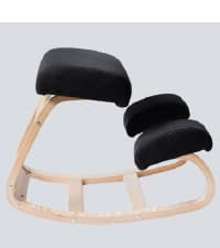 Sleekform Ergonomic Kneeling Chair - Adjustable Seat Angle and Height - Ergonomic Posture Kneeling Stool Chairs for Office and Home - Thick Comfortable Cushions, Wheels