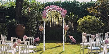 41" W x 86" H Vinyl Arbor, Vinyl Arch, Garden Arch Arbor for Outdoor, Yard, Garden, Climbing Plants - White
