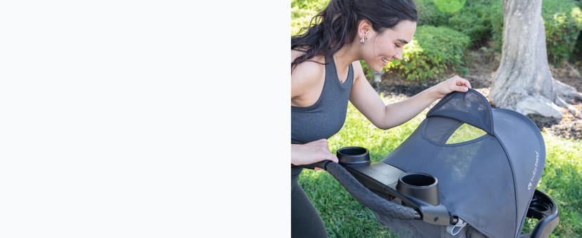 baby Trend Expedition® Jogger Travel System with EZ-Lift™ Infant Car Seat, Dash Black