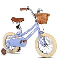 JOYSTAR Unicorn Kids Bike for Girls Ages 2-9 Years Old, 12 14 16 18 Inch Kids Bike with Training Wheels, Doll Seat, Streamers and Basket, Toddler Girls Bike, Multiple Colors