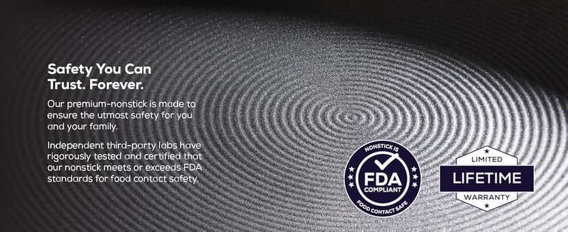 Circulon 83903 Radiance Hard Anodized Nonstick Cookware Pots and Pans Set, 10 Piece, Gray