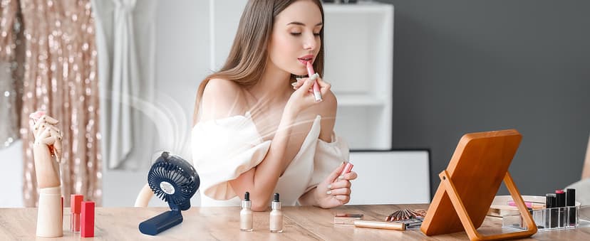 COMLIFE Portable Handheld Misting Fan, 3000mAh Rechargeable Battery Operated, 180° Foldable, Mini Personal Fan with Water Sprayer for Travel, Makeup, Home, Office, Camping, Outdoors