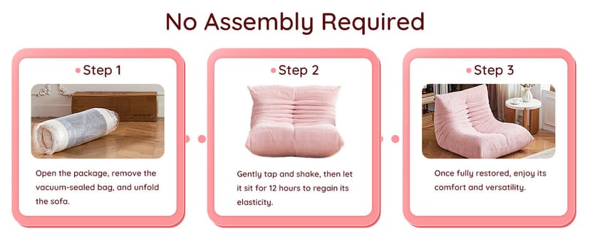 Bean Bag Chair for Adults - Large Bean Bag Chairs, Memory Foam Bean Bag with High-Rebound, Oversized Corduroy Boneless Chair, Lazy Floor Sofa for Reading Gaming Living Room Bedroom, Pink