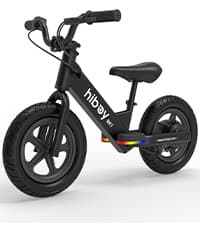 Hiboy Q2 Lite Electric Scooter with Seat for Kids Ages 4-10 - UL Certified, Up to 9.3 MPH with 100W Motor, 3-Speed Adjustable, Rear Basket, LED Neon/Brake Lights, LCD Display