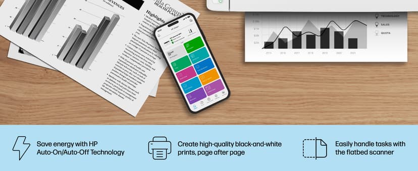 HP LaserJet MFP M140w Wireless Printer, Print, scan, copy, Fast speeds, Easy setup, Mobile printing, Best-for-small teams