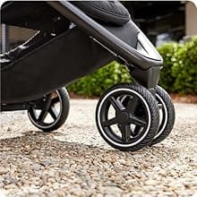 Graco Outpace LX All-Terrain 3-Wheel Baby Stroller, Cohen €” Compatible for Travel System, Easy One-Hand Fold, in-Seat Suspension for Comfortable Ride, Never-Flat Rubber Tires