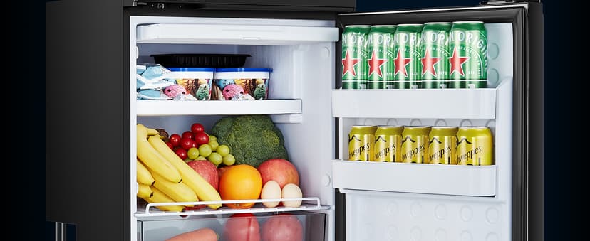 BODEGACOOLER 12 Volt Refrigerator, RV Refrigerator APP Control, 65L(2.3cu.ft.) RV Fridge Freezer, Car Refrigerator with Lock, (4℉-46℉) Travel Compressor Cooler 12/24V DC for Truck, RV, Camping