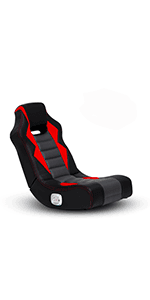 X Rocker V Rocker SE Black Foam Floor Video Gaming Chair for Adult, Teen, and Kid Gamers -2.1 High Tech Audio and Wireless Capacity - Foldable and Ergonomic Back Support (5130301)