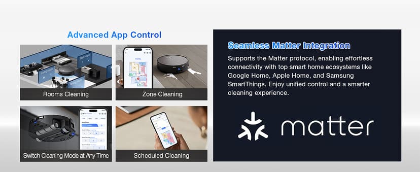 ECOVACS DEEBOT X11 OmniCyclone Robot Vacuum and Mop, PowerBoost Charging, OZMO Roller 2.0 Instant Self-Washing Mop, 19,500Pa Suction, Bagless OmniCyclone Station, AIVI 3D Smart Navigation