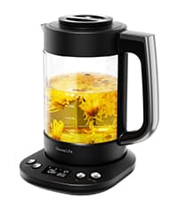 GoveeLife Smart Kettle Temperature Control 1.7L, 1500w WiFi Tea Kettle Electric with LED Indicator Lights, Remotely Control, 2H Keep Warm, 4 Presets Hot Water Boiler for Tea & Coffee & DIY