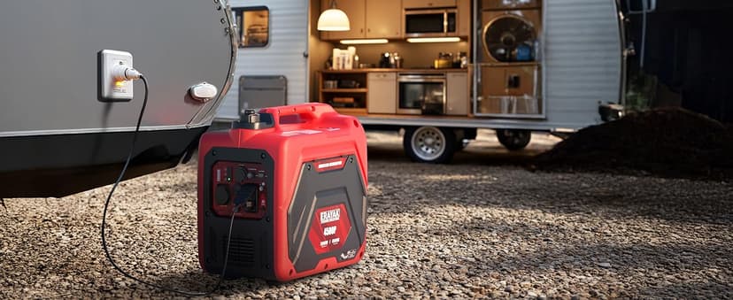 ERAYAK 4500W Portable Inverter Generator for Home Use, Super Quiet Small Generator for Camping Outdoor Emergency Power Backup, Gas Powered Engine, ECO Mode, EPA Compliant
