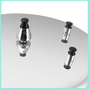 16 Quart Pressure Cooker, 10 Psi Induction Compatible Pressure Canner w/Stainless Steel Honeycomb Base, Heavy Gauge Aluminum, Quality Steamer Rack Included