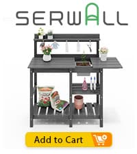 SERWALL Foldable Adirondack Chair, HDPE Adirondack Chair with Wood-Texture-Gray