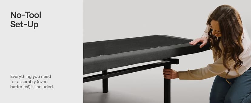 Nectar Premier Adjustable Base - Queen - Head & Foot Incline - Wireless Remote with Memory- 3 Massage Settings - 4 USB Ports - Anti-Snore & Zero Gravity