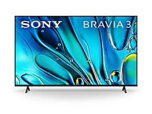 Sony 55-Inch 4K Ultra HD BRAVIA 3 LED Smart TV with Google TV, LED Flat Screen, Dolby Vision HDR, Google TV, Exclusive PS5 Features, 2024 Model (K-55S30)