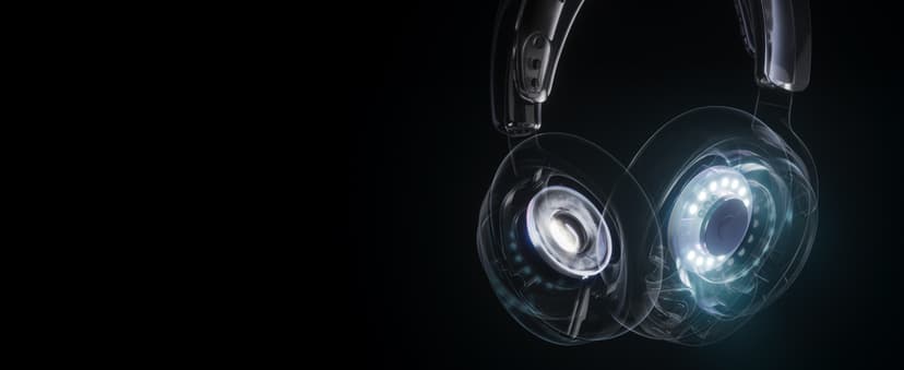 SteelSeries Arctis Nova Pro Wireless Multi-System Gaming Headset - Premium Hi-Fi Drivers - Active Noise Cancellation - Infinity Power System - Stealth Retractable Mic - PC, PS5/PS4, Switch, Mobile