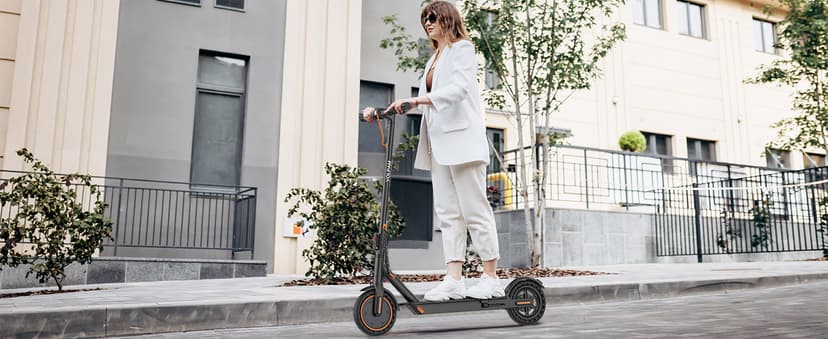VOLPAM Electric Scooter, 350W/500W, 8.5"/10" Tires, 12/21/28 Miles Range, 16/19/22Mph, Folding E-Scooter with Dual Braking