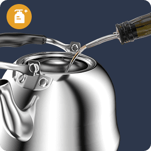 Tea Kettle Stovetop Whistling Teakettle ClassicTeapot Stainless Steel Tea Pots for Stove Top with Heat-resistant Folding Handle Mirror Finish, 2 liters